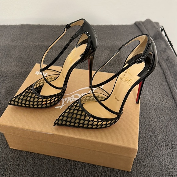 Louboutin Cross Blake 120 Knot/Patent Leather - Picture 10 of 13